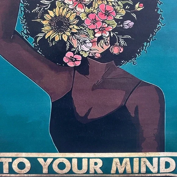 Floral Art Print - Be Kind to Your Mind - Picture 2 of 6